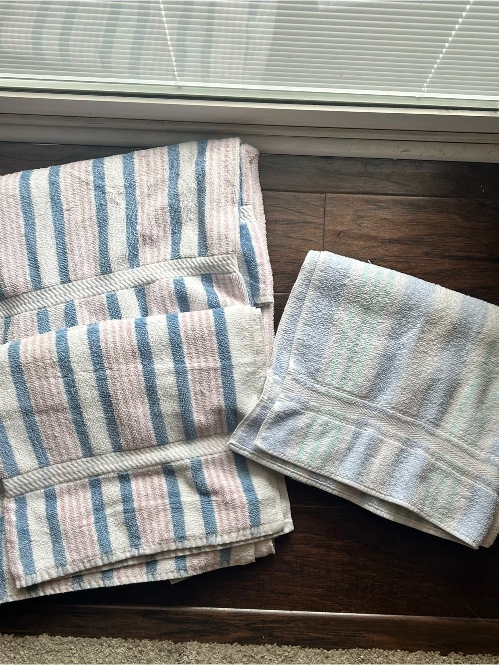 3 Vintage Beach or Bath Towels